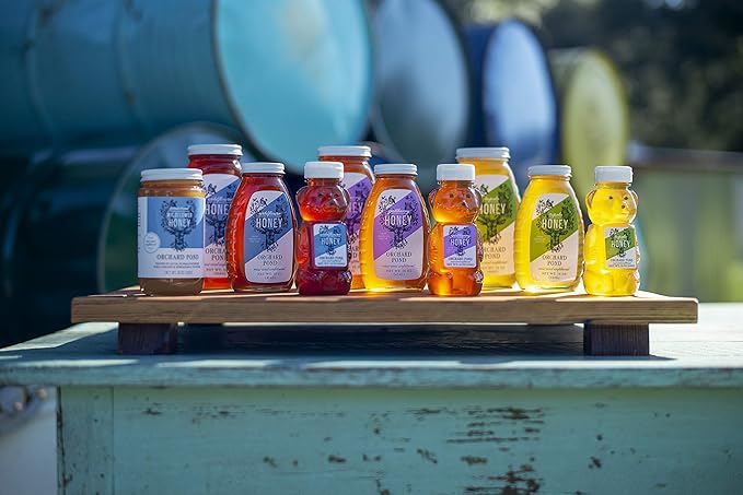 Orchard Pond Tupelo Honey - Rare Harvest from White Ogeechee Tupelo Trees Handcrafted in North Florida 100% Pure &amp Unheated 16 Ounces
