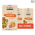 Explore Cuisine Organic Chickpea Fusilli - Pack of 6 (8 oz) - Easy-to-Make Gluten Free Chickpea Pasta - High in Plant Protein &amp Fiber - Non-GMO - 24 Total Servings