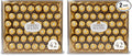 Ferrero Rocher Premium Gourmet Milk Chocolate Hazelnut Individually Wrapped Candy for Gifting 42 Count (Pack of 2)