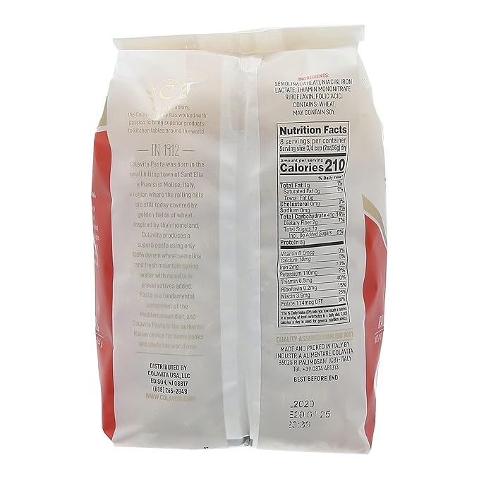 Colavita Pasta - Radiators 1 Pound - Pack of 20