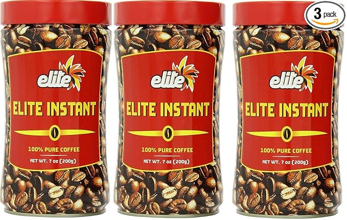 Elite Instant Coffee 7oz (3 Pack) | Rich &amp Aromatic Product of Israel Kosher excluding Passover