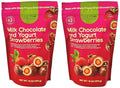 (2 Bags) Jelina Chocolatier Milk Chocolate and Yogurt Strawberries 16 Ounce