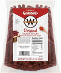 Weaver’s Original Snack Sticks (44 mild flavored 7 beef and chicken snack sticks per 22oz bag)