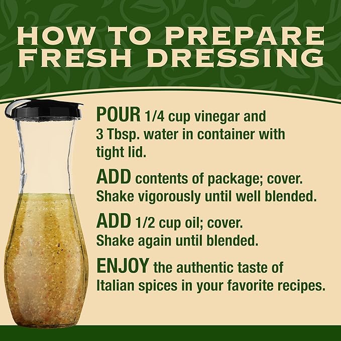 Good Seasons Garlic &amp Herb Salad Dressing &amp Recipe Mix (0.75 oz Envelopes Pack of 24)