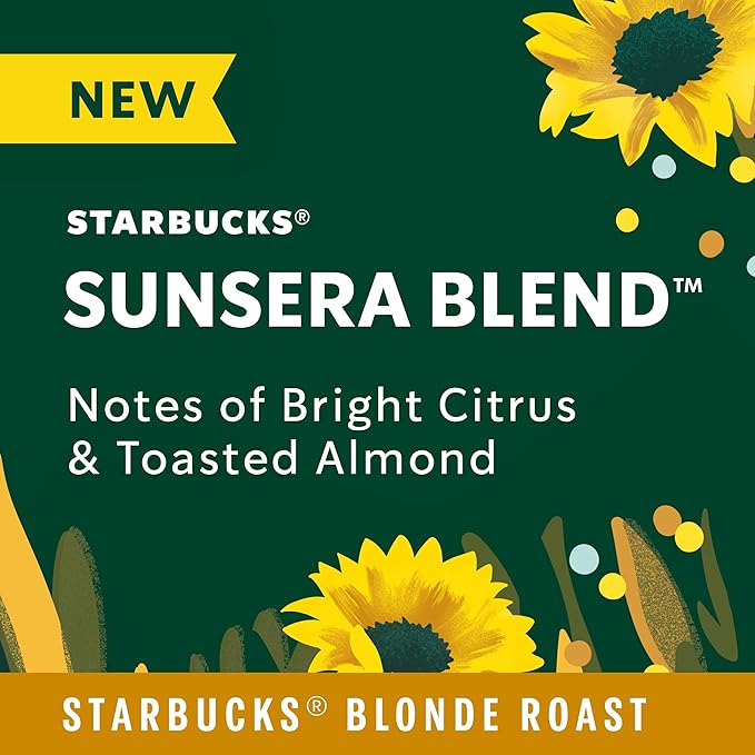 Starbucks by Nespresso Vertuo Sunsera Blend 32-count Coffee Pods Brews 7.8 oz.