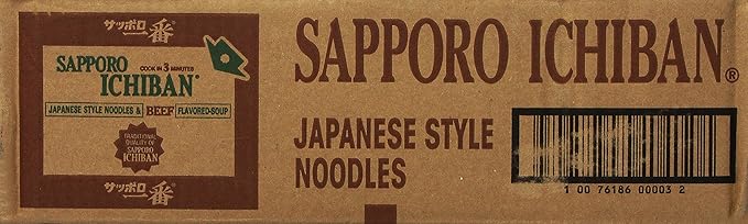 S'Proichi Sapporo Beef Flavored Ramen Noodles 3.50 Ounce (Pack of 24)