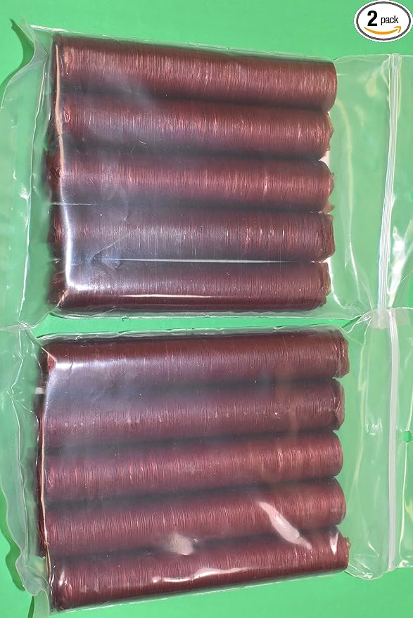 TWO PACKS 21mm collagen casings for 50 lbs of snack sticks. For homemade Slim Jim sausage. Just add beef venison pork etc. 5 strands per pack. From Smokehouse Chef