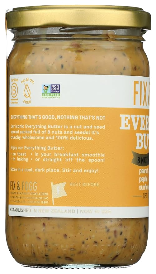 Fix &amp Fogg Everything Butter Non GMO Vegan 10 Ounce