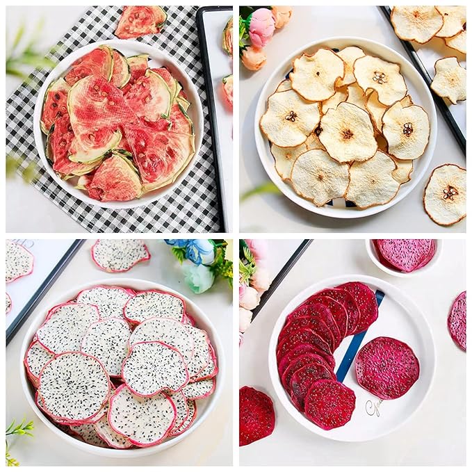 Queenbox 1.7oz Freeze Dried Sliced Fruit Grapefruit Natural Dehydrated Fruit Vegan Food Emergency Healthy DIY Snack for Sweet &amp Tart Iced/Hot Tea