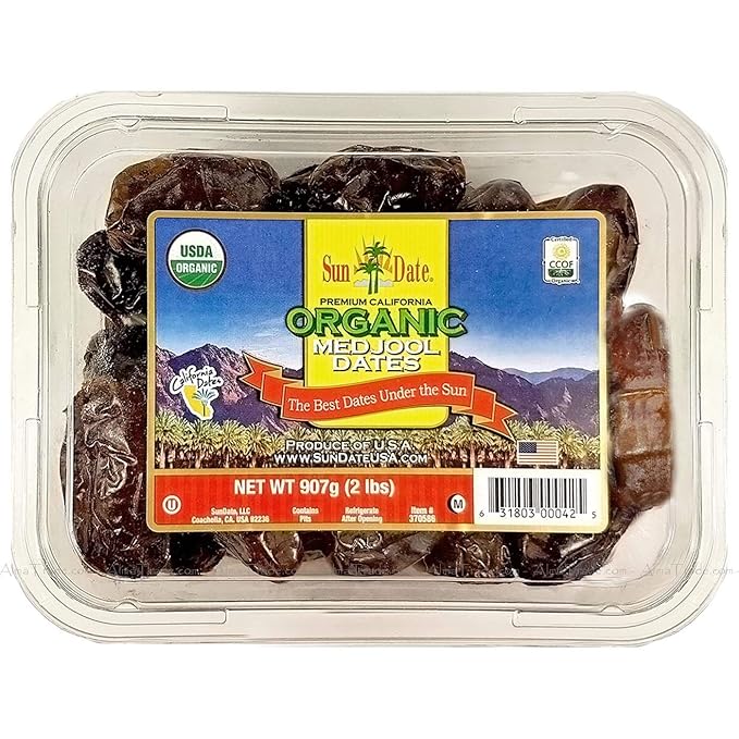 Organic California Medjool Dates 2 lbs (907g)
