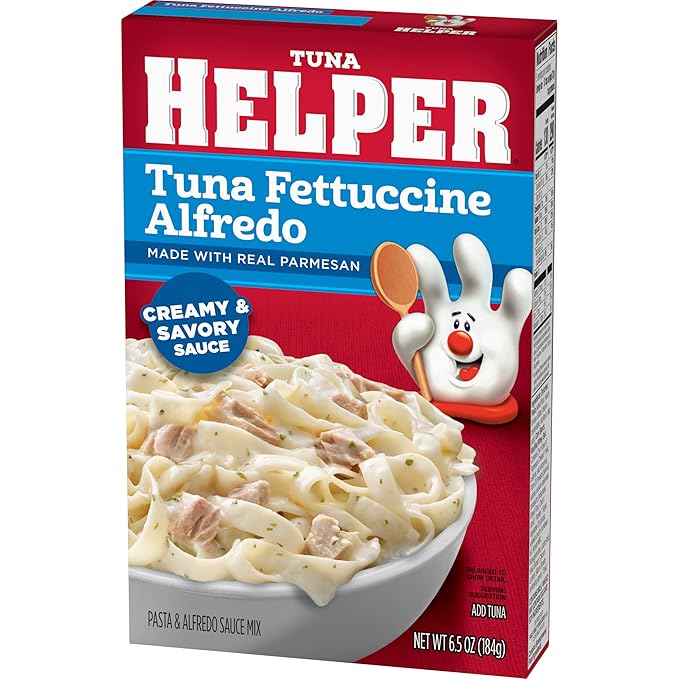 Tuna Helper Fettuccine Alfredo Pasta 6.5 Ounces 12 per Case.
