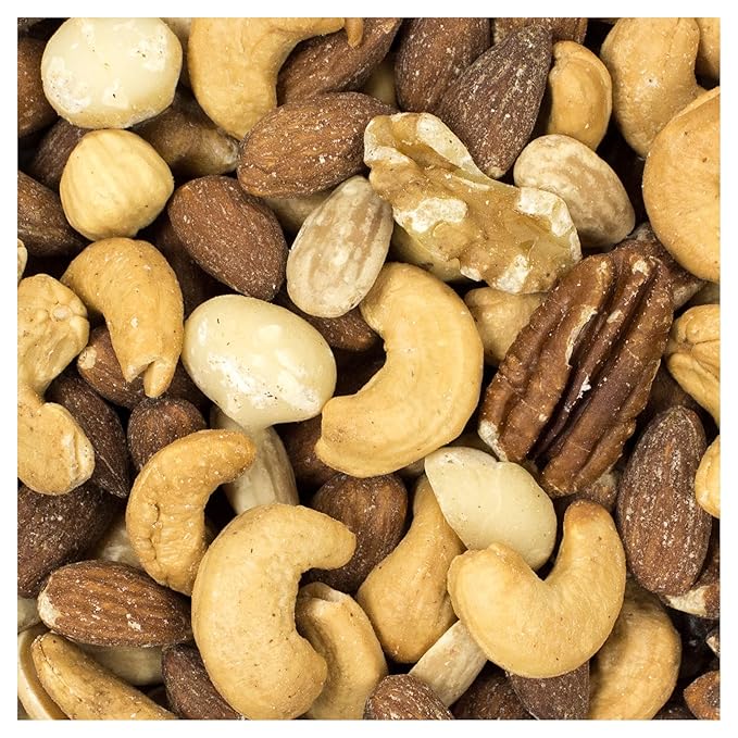 Deluxe Fancy Mixed Nuts Roasted Salted (No Peanuts) 20 Lbs. Bulk Case Kosher