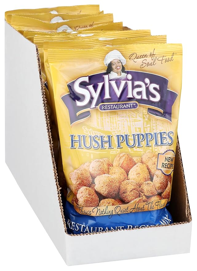 Sylvia's Hush Puppies Mix 10 Ounce Packages (Pack of 9)