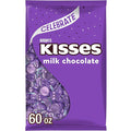 HERSHEY'S KISSES Milk Chocolate Candy Bulk Bag 60 oz