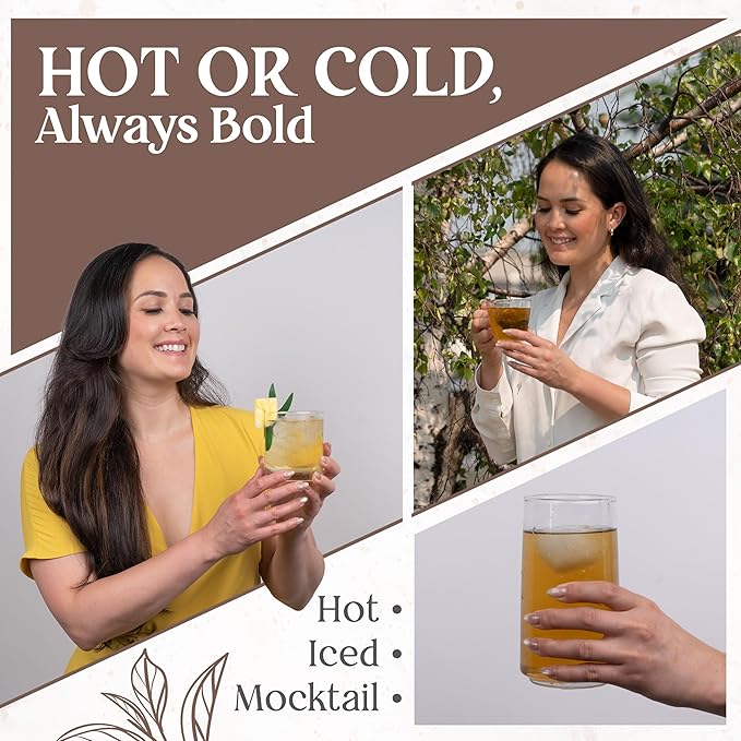 Tropical Pina Colada White Tea Blend by Happy Valley Tea Company – 14- Satchel – Cocktail-Inspired – Enjoy it HOT ICED or Mocktail. Coconut Pineapple – No Artificial Flavors Drink mix Tea Bag