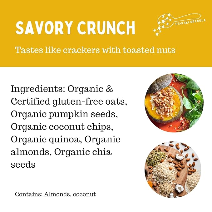 Star Sky Granola Pack of 5 (SAVORY CRUNCH)
