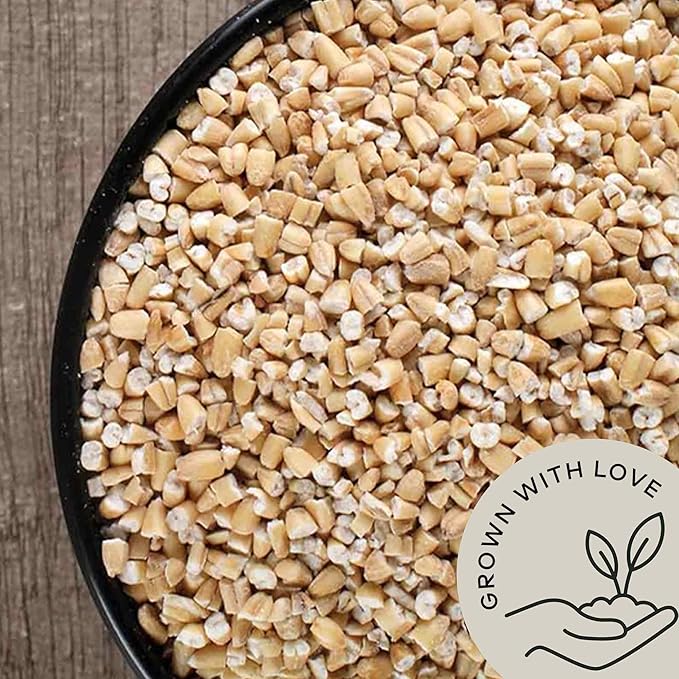 Steel Cut Oats Organic Oatmeal Bulk (4.8 lb) - Irish Oatmeal Cut Oat Groats by Be Still Farms - 100% Whole Grain | High Protein Cereal | USDA Certified | Vegan | Non-GMO | Sugar Free