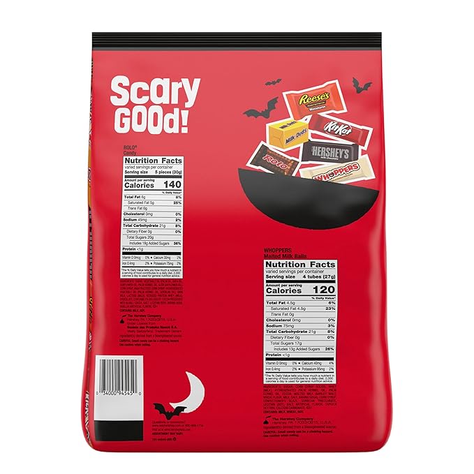 Hershey Miniatures Assorted Flavored Halloween Candy Bulk Bag 78.24 oz (275 Pieces) (Pack of 2)