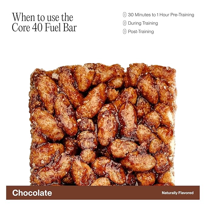 Cadence Chocolate Energy Bar - Case (50g x 12) | 40g Carb Blend with Organic Dates &amp Honey | Electrolytes for Hydration &amp Recovery | Natural Ingredients | Vegan-Friendly Fuel for Endurance Spo