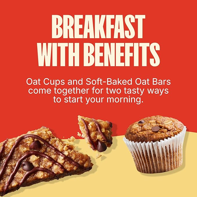MadeGood Mornings Soft-Baked Oat Bars &amp Oat Cups Variety Pack (30 count)