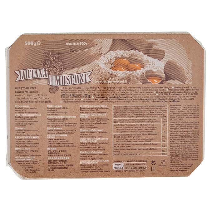 Luciana Mosconi Egg Pappardelle Pasta 500gm 17.64oz