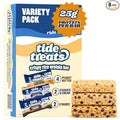 Crispy Rice Protein Treat Bar Variety Pack | 25 g Protein No Added Sugar 7 g Fiber Gluten Free | High Protein Snack for On-the-Go Post-Workout or Dessert Cravings | 8 Count