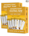 Prolon Fasting Bars | 6g Protein 8g Fiber | Keto-Friendly Gluten-Free Dairy-Free Plant-Based | Nutrition for Intermittent Fasting | Formulated to Not Break Your Fast | Nuts &amp Honey (24 Count)