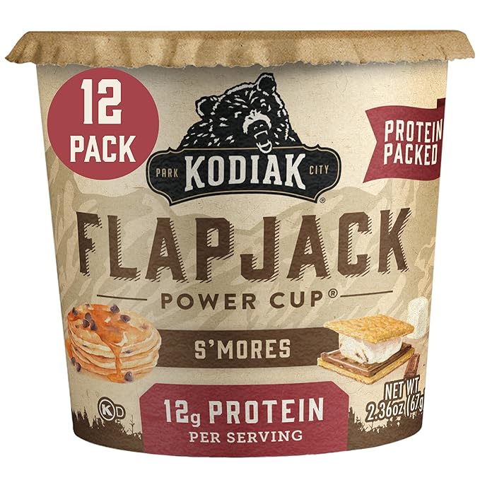 Kodiak Cakes Pancake On the Go S'mores 2.36 oz (Pack of 12)