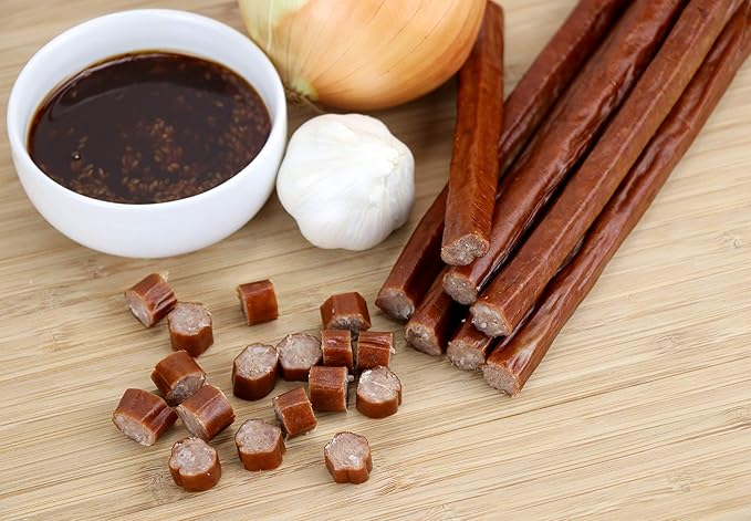 Wenzel’s Farm Teriyaki Sticks │Supports Active Lifestyles │ Flavorful Naturally Smoked │ High Protein Low Carb │ No MSG Fillers Binders Artificial Colors │ Gluten Free | 32 Sticks (16 Packs of 2)