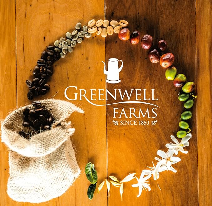 Greenwell Farms 100% Hawaiian Kona Coffee - Macadamia Nut Flavor Whole Bean 16oz