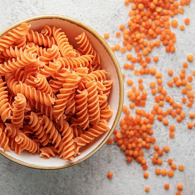 Antichi Poderi Toscani Pasta Duo - Red Lentil Fusilli &amp Chickpea Strozzapretti 8.8oz | Protein Rich High Fiber Imported from Italy