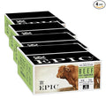 EPIC Beef Uncured Bacon and Apple Bars Whole 30 Paleo Friendly Protein Snacks 12 Ct 15.6 oz (Pack of 4)