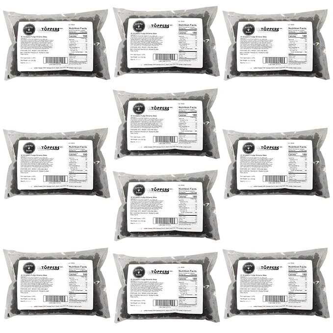 Brownie Bites 5 LBS – Fudge Brownie Cubes for Sundae Bar &amp Frozen Desserts – Bulk Treats for Yogurt Cakes and More – Perfect for Party Bars Frozen Snacks and Topping Stations