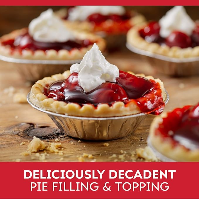 Duncan Hines Comstock Cherry Pie Filling and Topping 21 oz. (Pack of 8)