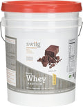 swiig Premium Daily Whey Matrix Chocolate 20lb – 20g Protein per Serving with Amino Acids for Muscle Recovery – Gluten-Free Non-GMO No Fillers No Artificial Flavors