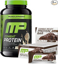 Muscle Pharm Combat Protein 2lb Vanilla and Combat Chocolate Cake Sport Bars