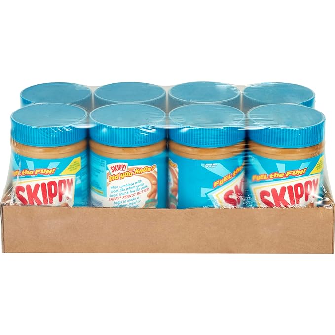 SKIPPY Creamy Peanut Butter 16.3 oz JarsBulk Peanut Butter(Pack of 16)
