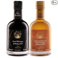 Tasting Combo Balsamic Vinegar of Modena and White Condiment with Balsamic Vinegar of Modena The Perfect Mix Imported from Italy