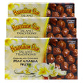 Hawaiian Sun Island Chocolates Gift Pack Chocolate Macadamia Nuts 5 oz Kona Crunch 6 oz and 70% cacao dark chocolate macadamia 5 oz (Chocolate Covered Macadamia Nuts 5 oz)