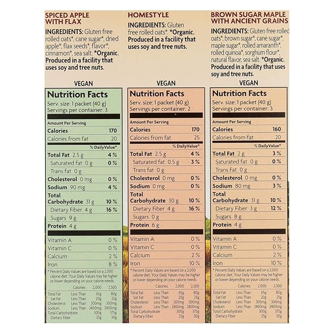 Nature's Path Oatmeal GF Var Pk 12x 11.3OZ