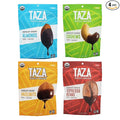Taza Chocolate Organic Chocolate Covered Treats Variety Pack Vegan 3.5 Ounce (4 Count)