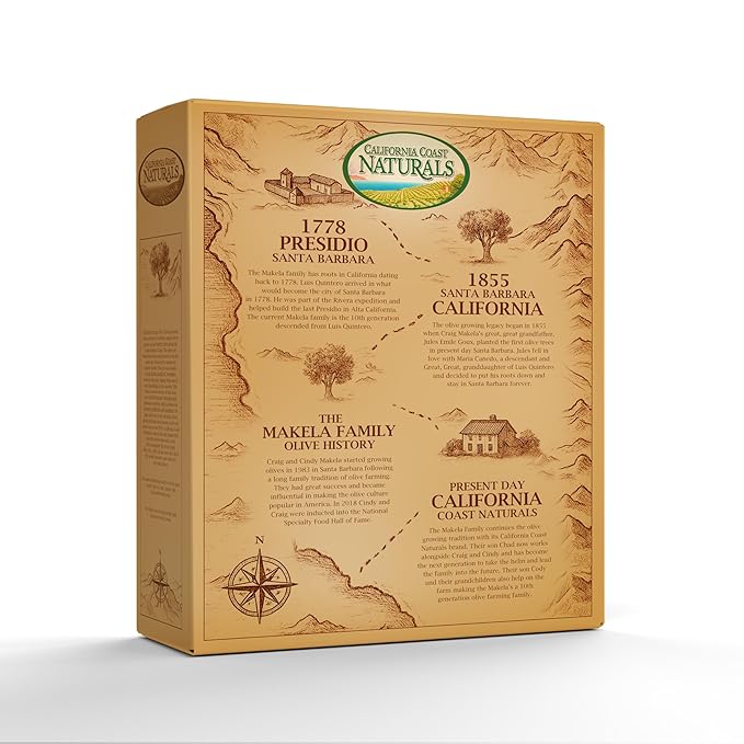 California Coast Naturals Limited Edition Olive Oil Set Extra Virgin Estate Grown Organic 500ml 3 Pack (3)