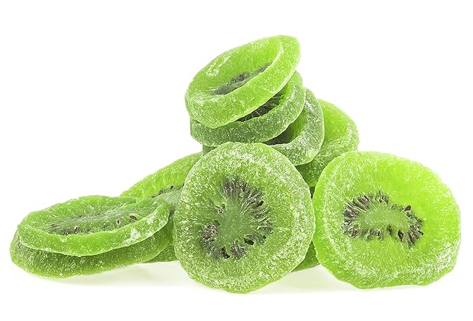 Farm Fresh Nuts Dried Kiwi Fruit Snacks 3Lb Bag – Kiwi Slices Fruit for Snacking Desserts Cocktails – Safely Sealed Bag for Prolonged Freshness – Long Shelf Life