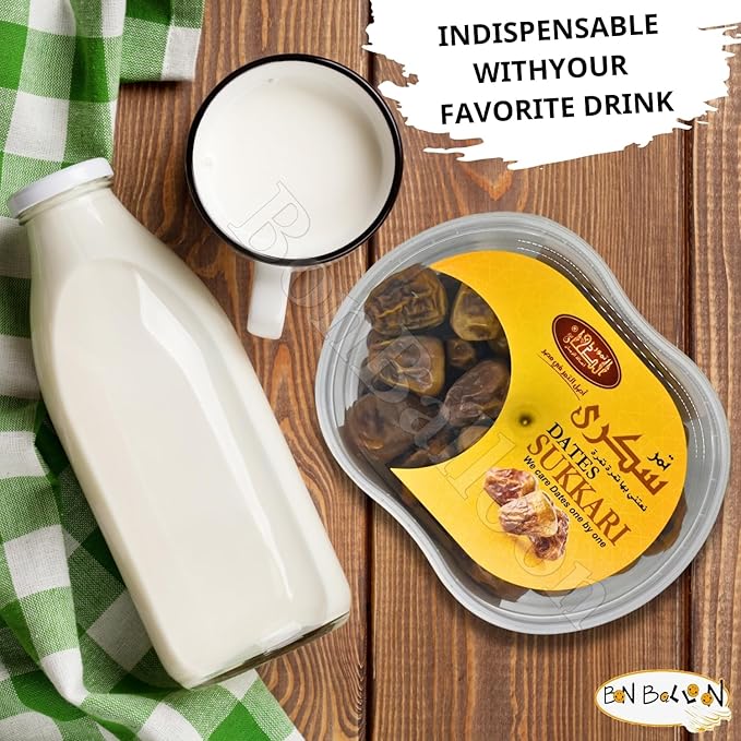 Brilliant Sukkari Dates Premium Palm Palms Dates Natural Pure Delicious Sweet Uncompressed Ratab Halal Kosher Gmo Free Tamar Tamr Tamaar Fresh Saudi Arabia Vegan Ramadan (1 Pack = 12.7 oz / 360 gm)
