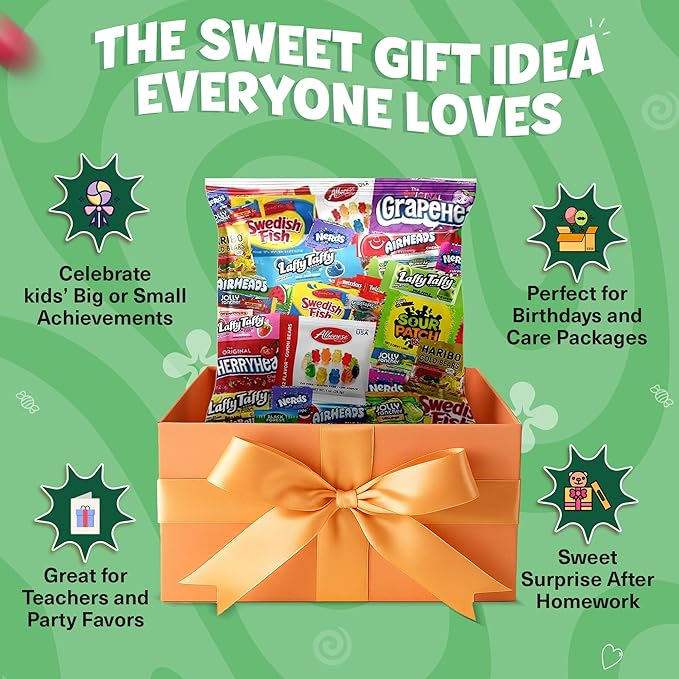 ULTIMATE Assorted Classic Candy Mix Variety Pack (4 Lbs.) Mega Variety! Fun Size Individually Wrapped Minis Bulk Assortment Perfect Treat Mix For Candy Bowls Parties Parades &amp Piñatas! (4 Po