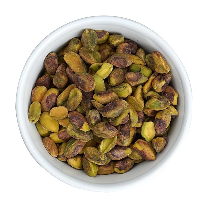 Pistachio Meats Roasted with Sea Salt 2 Pound Bag No Shell Pistachio Nuts 32 Ounce Bulk Bag