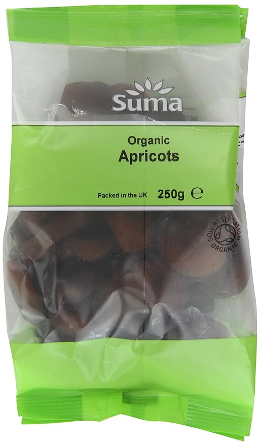 Suma Organic Apricots 250 g (Pack of 6)