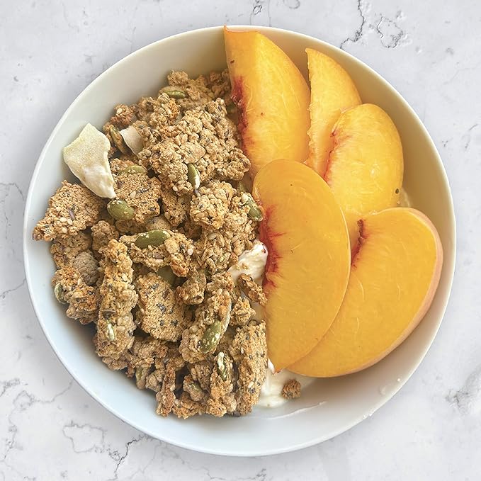 Julian Bakery® ProGranola® Cereal | Vegan | Vanilla Cluster | 10g Protein | 12g Fiber | 1 Net Carb | Gluten-Free | Grain-Free | High Protein &amp High Fiber | 9oz (3 PACK)
