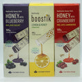 BeeFamily - Variety Honey Stick Set 300g - Blueberry Cranberry Lemon