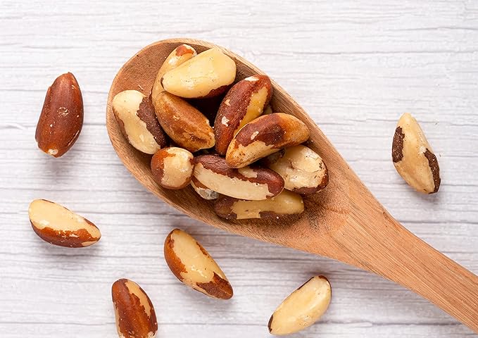 Food to Live Dry Roasted Brazil Nuts 2 Pounds – Unsalted Whole Oven Roasted Brazilian Nuts No Oil Added Shelled Vegan Kosher Bulk. Good Source of Protein and Essential Fatty Acids. Crunchy Sna